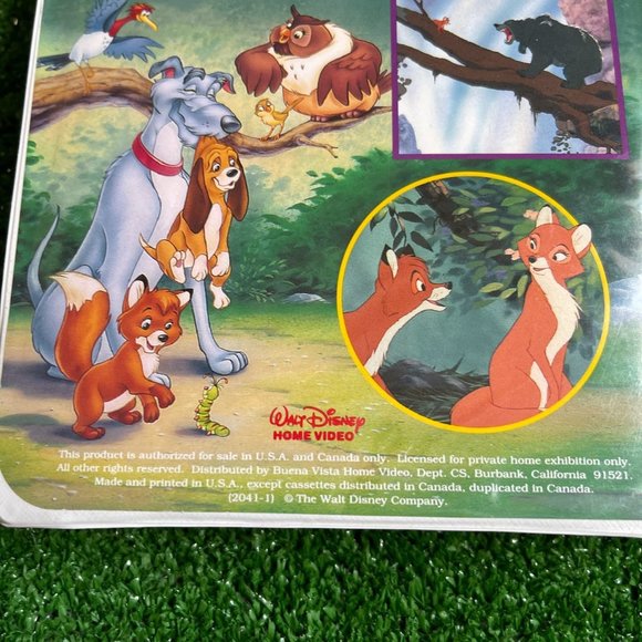 The Fox and The Hound Disney Classic Black Diamond Collection VHS Tested Vintage - Picture 5 of 13